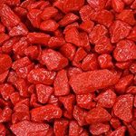 Dekosteine 9-13mm, 500g, rot