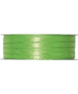 Doppelsatin-Band B:6mm, hellgrün, 50m/Rolle