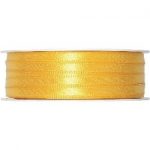 Doppelsatin-Band B:6mm, gelb, 50m/Rolle