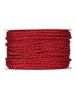 Kordel Ø4mm, rot, L:25m/Rolle