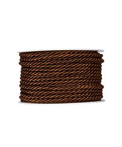Kordel Ø4mm, braun, L:25m/Rolle