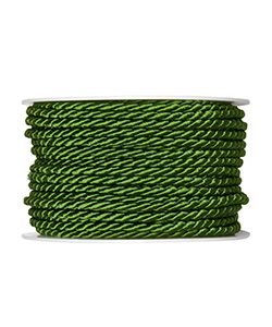 Kordel Ø4mm, moosgrün, L:25m/Rolle