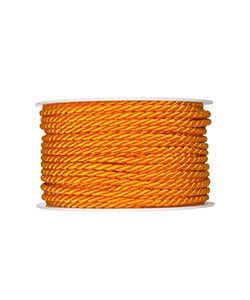 Kordel Ø4mm, orange, L:25m/Rolle