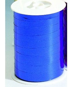 Metallic-Florband B:10mm, blau, 250m/Rolle