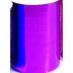 Metallic-Florband B:19mm, violett, 100m/Rolle
