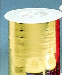 Metallic-Florband B:19mm, gold, 100m/Rolle