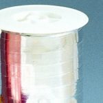 Metallic-Florband B:19mm, silber, 100m/Rolle