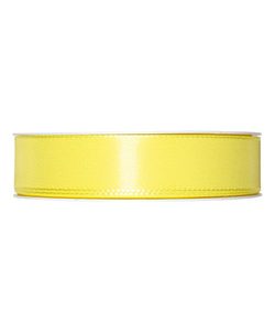Kunstseideband B:25mm, zitronengelb, 50m/Rolle