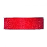 Organzaband B:25mm, rot, 50m/Rolle