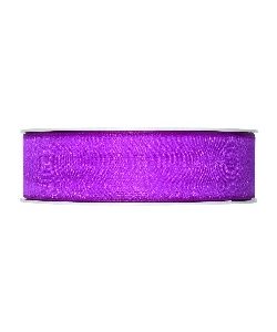 Organzaband B:25mm, pink, 50m/Rolle