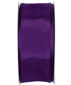 Drahtkantenband B:40mm, lila, L:25m/Rolle