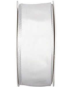 Drahtkantenbandband B:40mm, weiß, L:25m/Rolle
