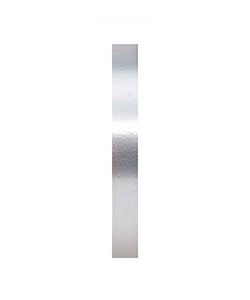 Florband B:50mm, silbergrau, 100m/Rolle