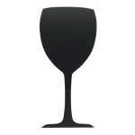 Kreidetafel "GLASS", schwarz