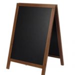Gehwegtafel Sandwich 85x55x54,5cm, mahagoni