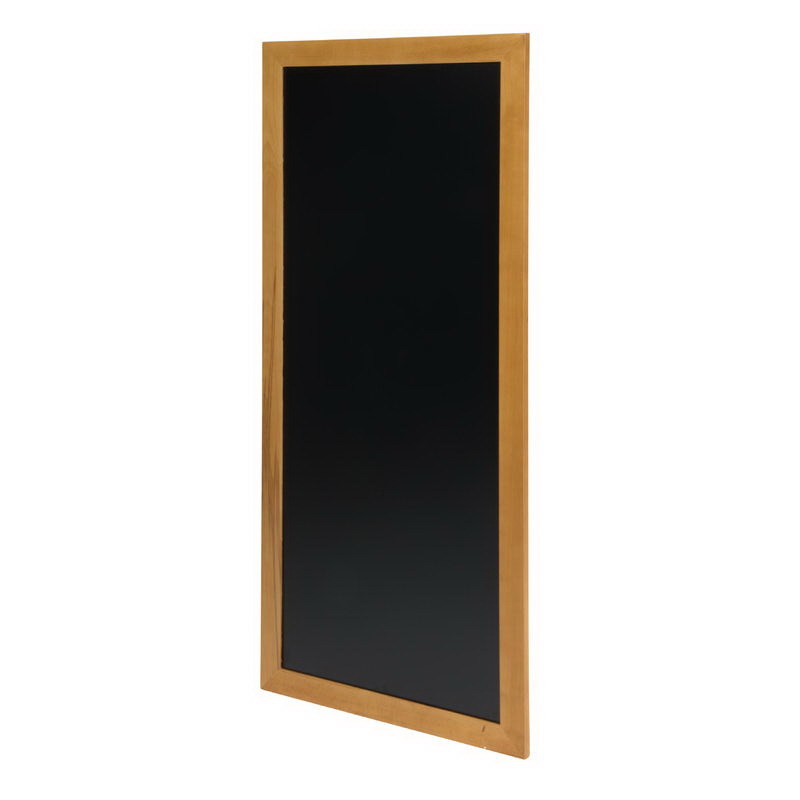 Long Board Kreidetafel 120x56cm, teak – Bild 2