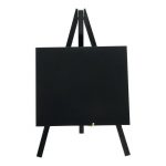 Mini-Kreidetafelstaffelei, schwarz, 3er-Set