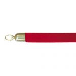 Seil, L:150cm, rot(glatte Oberfläche), mit vergoldeten Karabinern