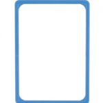 Plakatrahmen DIN-A5, blau