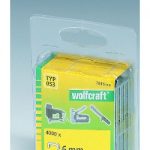 Wolfcraft Klammern 6mm, VE=4000 Stk.