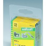 Wolfcraft Klammern 4mm, VE=3000 Stk.