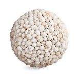Muschel-Kugel Ø23cm, weiß