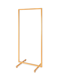 Ständer-Rahmen H:154xB:71cm, gold