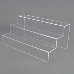 Acryl-Treppe 3-stufig, H:185xB:400xT:245mm