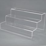 Acryl-Treppe 3-stufig, H:160xB:300xT:220mm