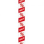 Ankleber Sale % vertikal