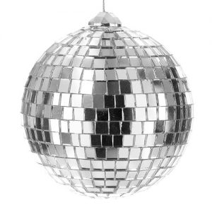Spiegelkugel/Discokugel Ø10cm, silber