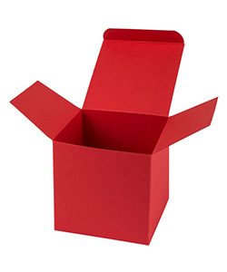Schachtel Color Cube L rot
