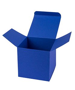 Schachtel Color Cube M blau