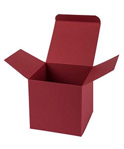 Schachtel Color Cube M bordeaux