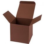 Schachtel Color Cube M braun