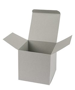 Schachtel Color Cube S hellgrau