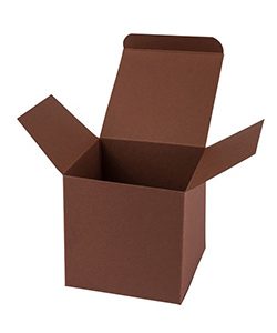 Schachtel Color Cube S braun