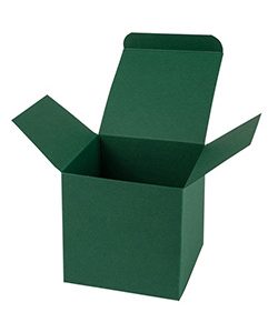 Schachtel Color Cube S smaragdgrün