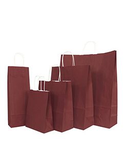 Papierflaschentasche Smartline kaffee, VE=25 Stk.