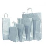 Papiertragetasche Smartline silber, VE=25 Stk.