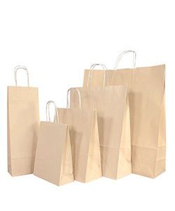 Papiertragetasche Smartline vanille, VE=25 Stk.