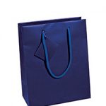Tragetasche Luxury Line blau. 10Stk./Pkg.