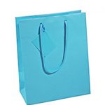 Tragetasche Luxury Line hellblau. 10Stk./Pkg.