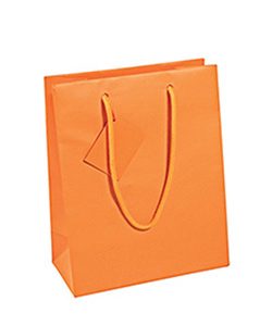 Tragetasche Luxury Line orange. 10Stk./Pkg.