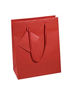 Tragetasche Luxury Line rot. 10Stk./Pkg.