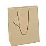 Tragetasche Luxury Line creme. 10Stk./Pkg.