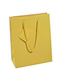 Tragetasche Luxury Line gelb. 10Stk./Pkg.