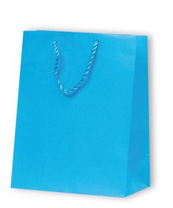 Papiertragetasche Standard, H:23x10x18cm, hellblau