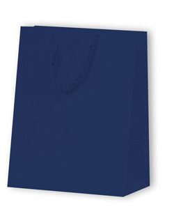 Papiertragetasche Standard, H:23x10x18cm, dunkelblau