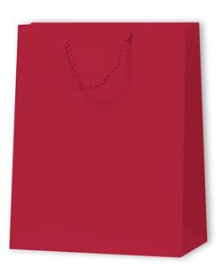 Papiertragetasche Standard, H:32,4x12,7x26cm, bordeaux